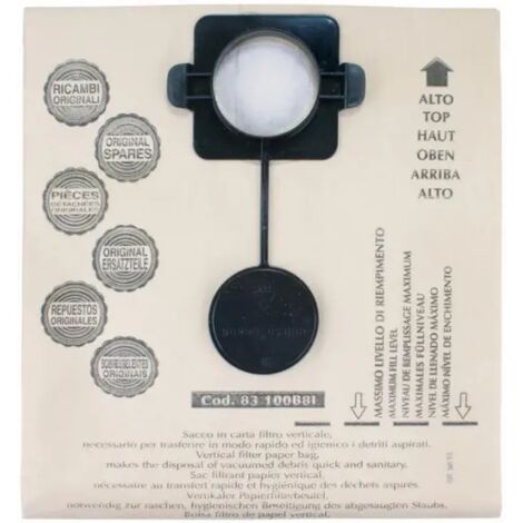 Makita 83133B8K Sacchetto raccogli polvere in carta per aspiratore 5 Pz.