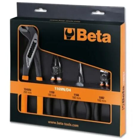 Beta 1169N/D4 Assortimento di pinze manuali 4 Pz.