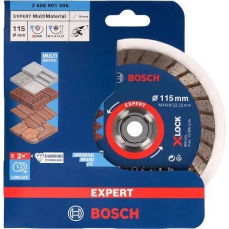 Bosch Expert Disco diamantato da taglio MultiMaterial X-Lock Ø 125 mm