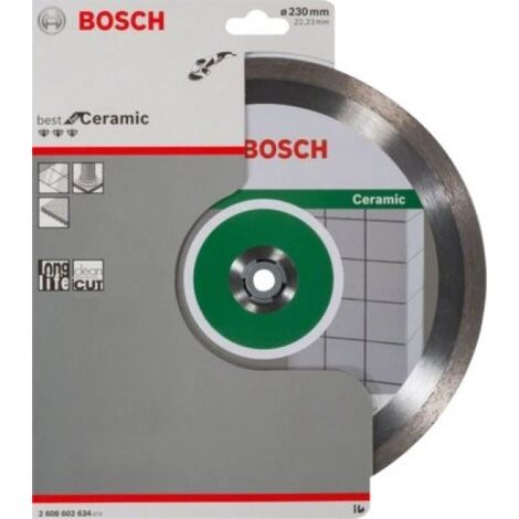 Bosch Best for Ceramic Disco diamantato per smerigliatrice 230 mm