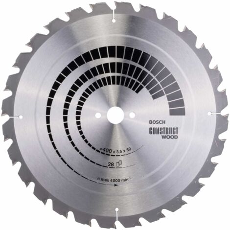 Bosch Standard for Construct Wood Lama per sega da banco 400x30 mm per legno chiodato