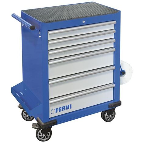 Fervi C960/F6 Cassettiera antiribaltamento carrellata 6 cassetti