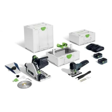 Festool TSC 55 K/PSC 420/TB M137 Combo Set di elettroutensili per tagliare 18 V