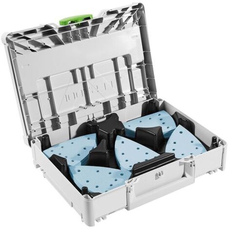 Festool Granat Schuurset – In Systainer SYS3 M 112, 100 Bladen Van P60 Tot P220