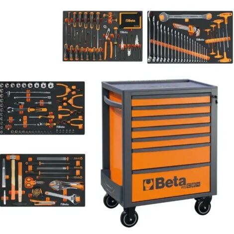 Beta 2400 RSC24/7-VIS Cassettiera mobile con assortimento di utensili 224 Pz.