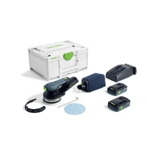 Festool ETSC 2 125 4,0 I-Plus Levigatrice orbitale a batteria 18 V Brushless 125 mm