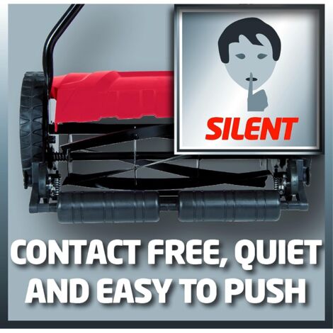 Einhell Tagliaerba A Spinta GE-HM 38 S-F - Taglio 38 Cm, 5 Lame Acciaio, Sacco Da 26L, Rosso E Nero - Foto 3