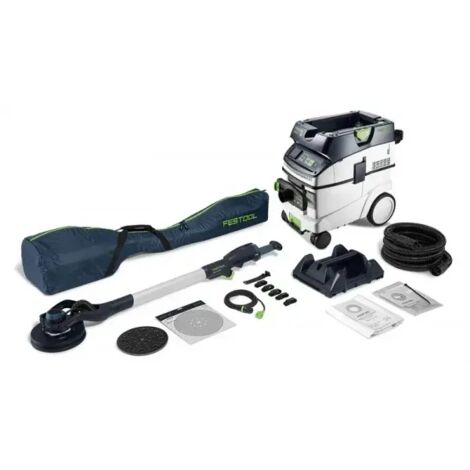 Festool Set con levigatrice a stelo e aspiratore PLANEX LHS 2-M 225 EQ/CTL 36-Set