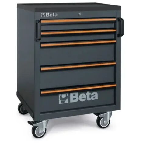 Beta C45PRO 2.0 C5 Cassettiera mobile a 5 cassetti per arredo officina