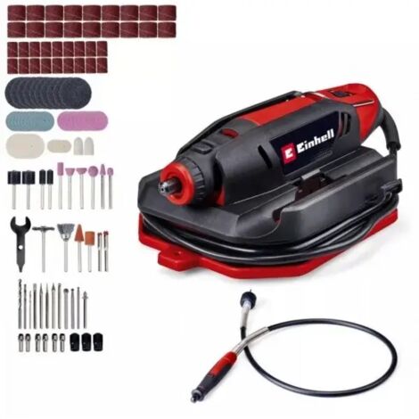 Utensile Multifunzione Einhell TC-MG 220 E - 220 W, Oscillazione Variabile, Con Accessori Inclusi | Colore Rosso