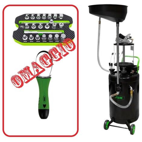 JBM 53874 Raccoglitore olio con sistema di aspirazione