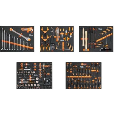 Beta BW 5945/2024 Assortimento utensili utilizzo universale in termoformati 268 Pz.
