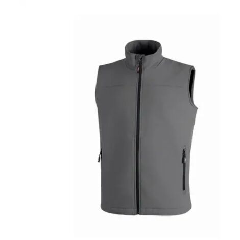Giacca da lavoro senza maniche DUBLINO - Grigio metallo Set da 10 - XL