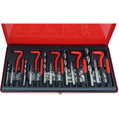 Kit Riparazione Filetti Elicoidi Kit Riparazione Filetti Elicoidi Maschi Ripristina Filettature 131 Pz