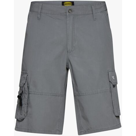 Pantalone bermuda Diadora Utility Wonder II Grigio Penombra  Colore o Finitura: Grigio - Taglia: XXXL (1/4)