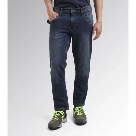 Jeans da lavoro elasticizzati STONE - Blu jeans lavato XS - FR (36/38) - US (26) (1/5)