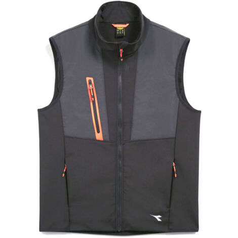 Gilet da lavoro Diadora Utility Vest Softshell Hybrid  Colore o Finitura: Nero - Taglia: XXXXL (1/4)