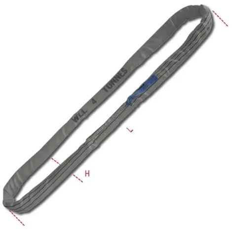 Fune tonda grigia 4 t robur 8177 - 2,5 m