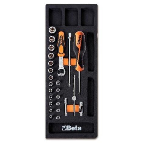 Chiavi a bussola 1/4 con termoformato morbido beta m91 (1/5)