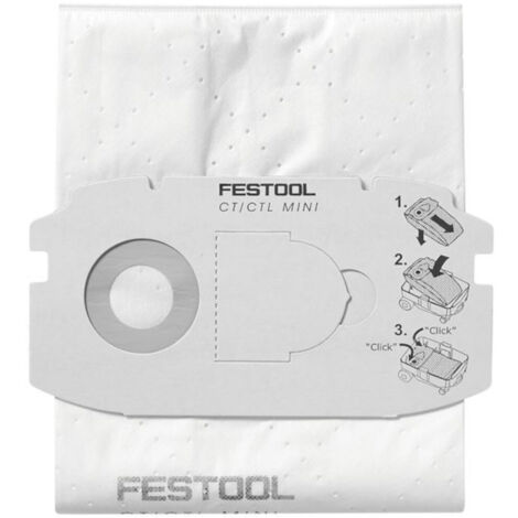 498410 Festool Sacchetto filtro SELFCLEAN SC FIS-CT MINI/5