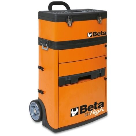 Beta C41H Trolley portautensili 2 moduli - Arancio