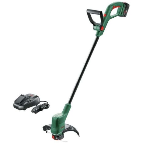 Bosch Attrezzature da giardino - Tagliabordi AKU 18V, portata 26 cm, 1x batteria 2,5 Ah Li-Ion, caricabatterie 06008C1C03