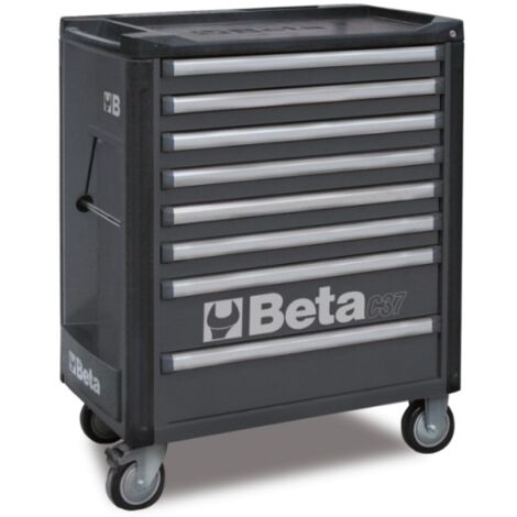 Beta C37/8 Cassettiera mobile vuota 8 cassetti - Grigio