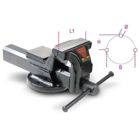 Beta 1599F 125 - Morse parallele da banco forgiate