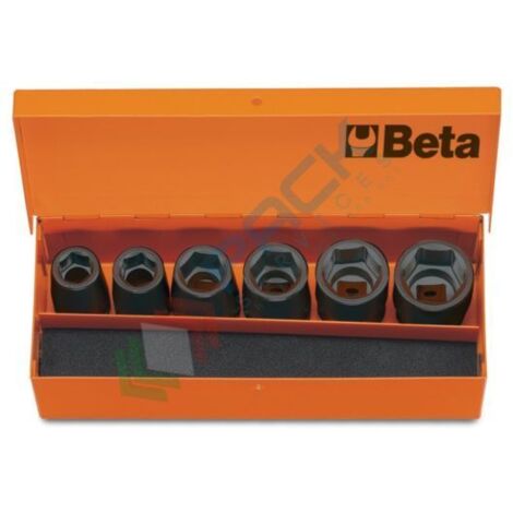 Serie chiavi a bussola macchina 1/2 beta 720/c6 (1/2)
