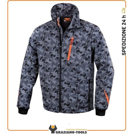 Giacca Softshell - Camouflage Grigio - BetaWork 7658CM L (1/3)