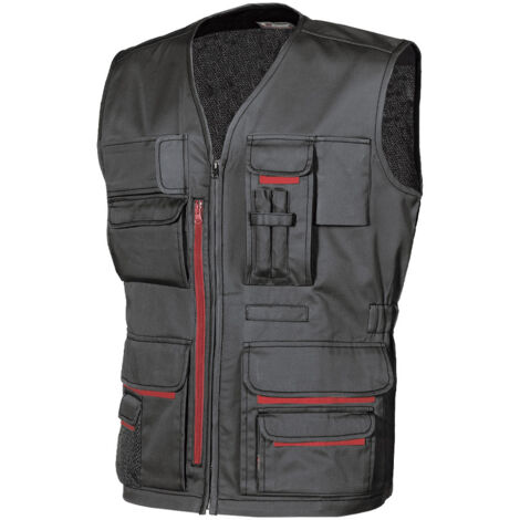 Gilet Tasche Multifunzione Happy Fun Black Carbon U-POWER - Taglia S