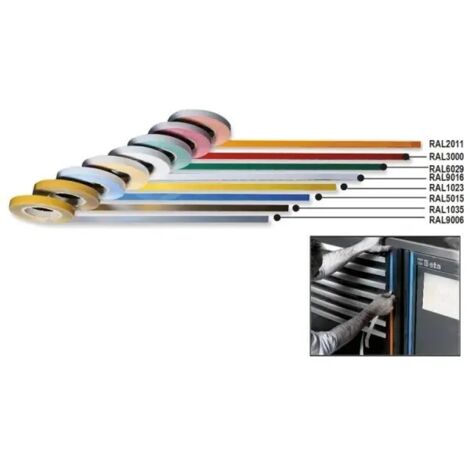 10 Rotoli Nastro Adesivo Colorato 25mm X 10m Nastro Adesivo