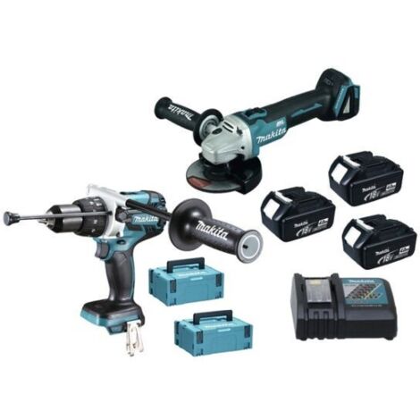 Set elettroutensili 18v makita dlx2157tj1 (1/3)