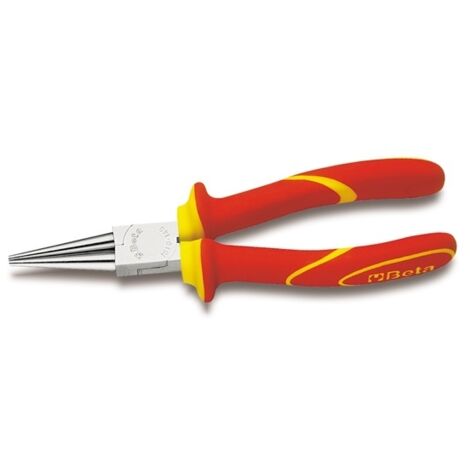 Pinza isolata 1000v becchi tondi lunghi beta 1010mq - 160 (1/2)