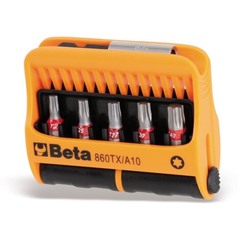 Beta 860TX/A10-10 inserti con portainserti magnetico in astuccio tascabile