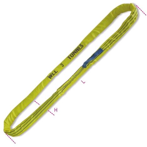 Fune tonda gialla 3 t robur 8176 - 3,0 m