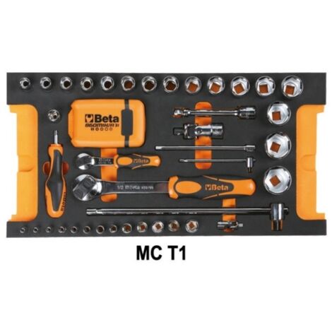 Beta 5914VU/M Assortimento utensili con termoformati morbidi 109 Pz.