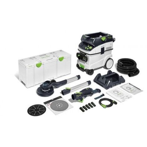 Festool LHS 2 225 EQI/CTM 36-Set Set Levigatrice a stelo con aspiratore