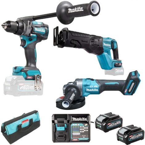 Makita DK0159G301 Set 3 elettroutensili 40 V con batterie (1/8)