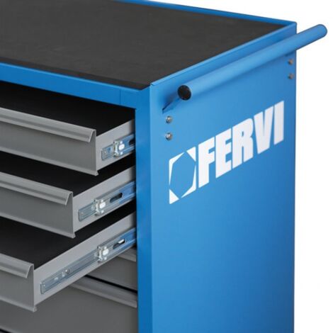 Fervi C900/B Cassettiera a carrello con 6 cassetti