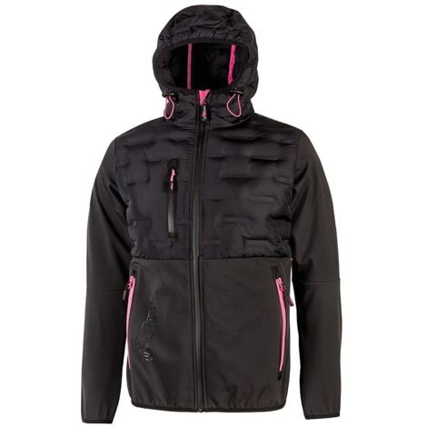 U-Power Spock Lady FU213GF - Giacca ibrida da lavoro donna taglia S grigio rosa