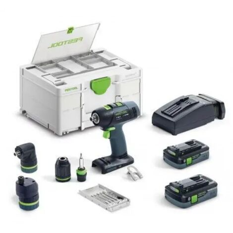 Festool Trapano avvitatore a batteria T 18+3 HPC 4,0 I-Set - 577609