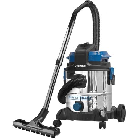 Aspirasolidi Aspiraliquidi 1000W Bidone 20 LT Silenziato Soffiante Hyundai 45025