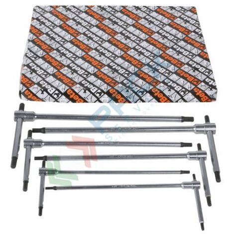 Beta 951AS/S6X Serie chiavi a T maschio esagonali cromate 6 Pz.