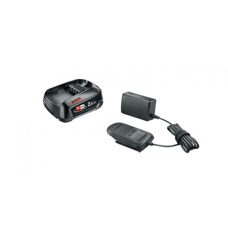 Bosch Hobby Starter Set 18 V Alliance batteria e caricabatterie 2,5 Ah  1600A02625