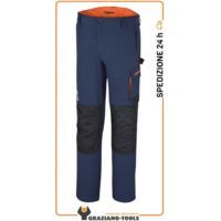 Pantaloni Da Lavoro Blu Leggeri, Multitasche Elasticizzati - Beta 7660B XXXL