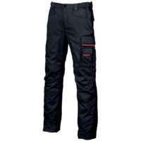 Pantaloni da lavoro in tela di cotone elasticizzata SMILE - Blu 4XL - FR (58) - EU (64)