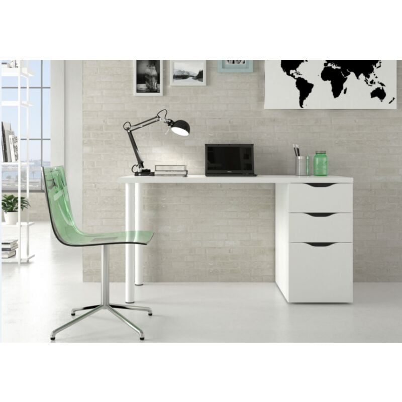 SCRIVANIA TOUCH CM 138 BIANCO OPACO