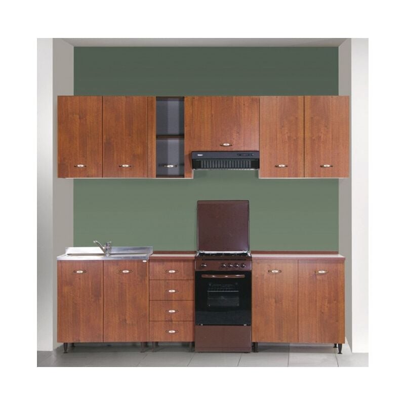 Pensile cucina 60x32xH72 in legno Noce Antico Noce