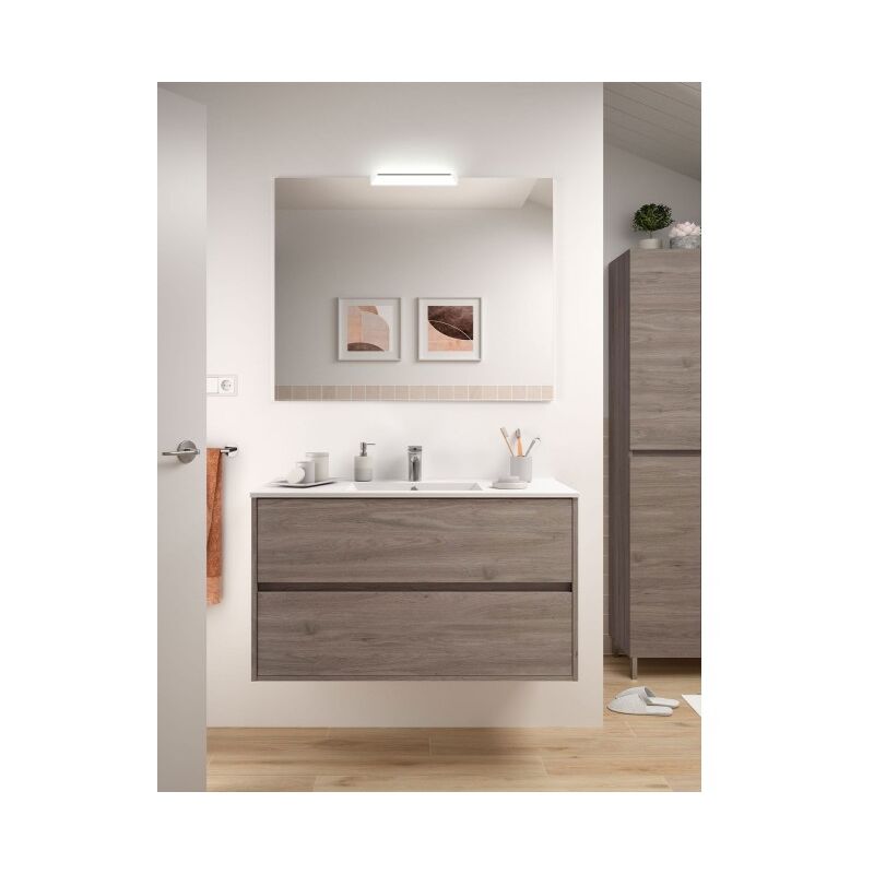 Acquistare il mobile da bagno Vicco Edge Bianco/Nero